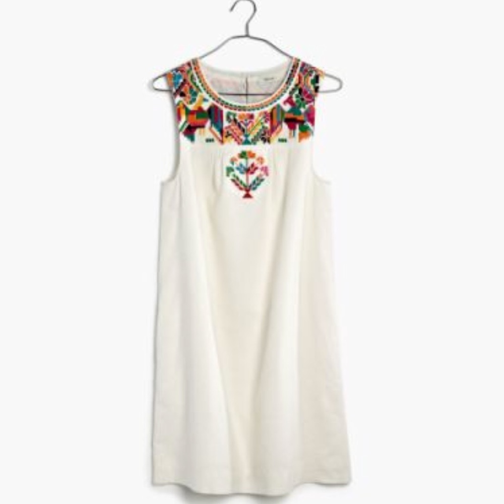 Madewell Embroidered Dress